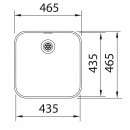 FRANKE ARGOS Unterbaubecken AGX 110-43