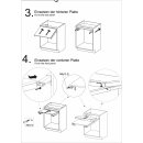 NABER TopFlex Ausziehtisch, für 600er Schrank, weiß