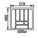 NABER Besteckeinsatz 5, fü 60 er Schrankbreite 510 x...