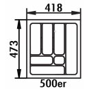 NABER Besteckeinsatz 4, 418 x 473 mm