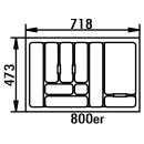 NABER Besteckeinsatz 4, 718  x 473 mm