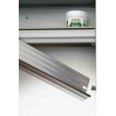 Ablage für Abzugshaubenschrank, silber