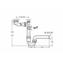VIEGA Raumschaffer, 1½ x Ø 40mm
