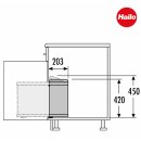 Hailo UNO-Abfallsammler 3418 weiß