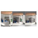 WESCO® Traditionline Double-Master DS 360 S/400-2, alugrau
