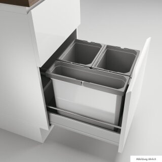 NABER Cox® Box 360 S/450-3, mit Biodeckel, hellgrau