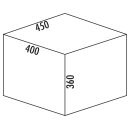 NABER Cox® Box 360 S/450-3, mit Biodeckel, hellgrau