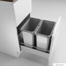 NABER Cox® Box 360 S/400-2, mit Biodeckel, hellgrau