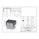 NABER Cox® Base 460 S/500-2, hellgrau, H 460 mm