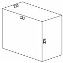 NABER Cox® Systembehälter, hellgrau, 22 Liter