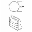 NABER K-Jal 100 Außenjalousie, weiß