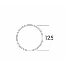 NABER K-Klima-R 125/125  Mauerkasten weiß,...