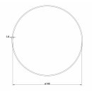 Naber COMPAIR® Rohr 150 Rundrohr, lose, 500 mm lang