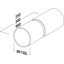 NABER Rohr 150 Rundrohr, lose, 350 mm lang