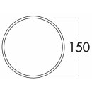 NABER flow 150 Maueranschlussstutzen 1, weiß