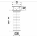 NABER F-URX 150 Umlenkstück 90° mit Flexschlauch...