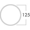 NABER COMPAIR® Flow Star GTS 125 Mauerkasten Rundanschluß