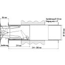 NABER COMPAIR® Flow Star GTS 125 Mauerkasten Rundanschluß