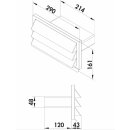 NABBER E-Jal top Außenjalousie COMPAIR® 125