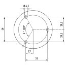 NABER Typ 41. Konsole. Höhe: 230 mm