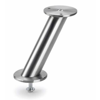 Capitello 2. Konsole Höhe: 210 mm, chrom poliert Schräg Rohr-Ø: 45 mm