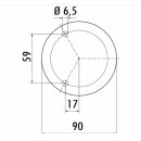 Capitello 2. Konsole Höhe: 210 mm, chrom poliert...