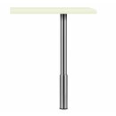 NABER Trampolo 1 rund, edelstahlfarbig, H 920–1100 mm