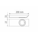 LED-Leuchten-Set Maya 2-fach, Edelstahl