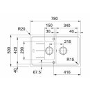 FRANKE BASIS Einbauspüle BFG 651-78 Fragranit+...