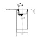 Franke BASIS Einbauspüle BFG 611-62 onyx