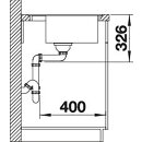 BLANCO DALAGO 6-F PuraDur II weiß Spüle f.flächenbündigen oder Unterbau Einbau