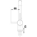 BLANCO LINUS-S-F chrom Küchenarmatur Hochdruck mit Schlauchbrause