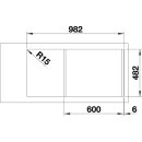 BLANCO LIVIT XL 6S CNS 3½" rev. BF m.Afb