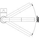 BLANCO MILA-S chrom Küchenarmatur Hochdruck mit Rohrauslauf