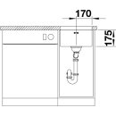 BLANCO SUPRA 340-U Edelstahl Unterbauspüle