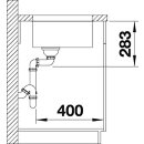 BLANCO SUPRA 340-U Edelstahl Unterbauspüle