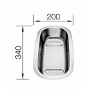 BLANCO Resteschale VIVA 6S Fun Edelstahl (76mm)