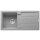 FRANKE STRATA, STG 614, 860x435mm, Siebkorb als Drehknopfventil Steingrau