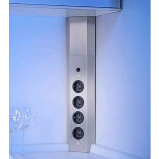 THEBO STS 3008 Energie-Ecksaeule Edelstahl