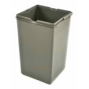 Wesco Double Boy Ersatzeimer 15 Liter,  alugrau
