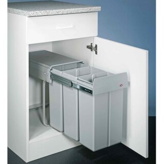 WESCO Abfallsammler Trenta 1 alu grau