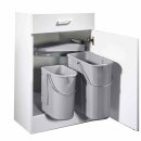 WESCO® Klassikline Double-Junior, alugrau