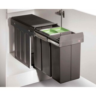 WESCO® Bio Trio DT, mit Biodeckel, anthrazit