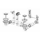 AUS -- ( 05.11.2025 13:31:19 ) -- Franke Ab- und Überlaufgarnitur für die Einbauspülen ( Farbe blau ) Auslauf-Modell mit Nachfolger