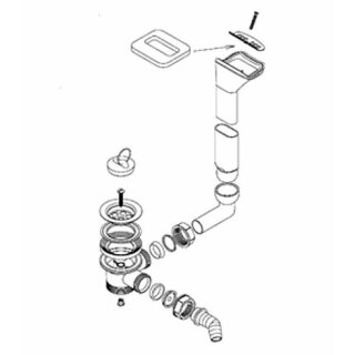 FRANKE Ablaufventil 1 1/2" 1 Stopfenventil