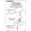 Kesseböhmer Barkonsole TABLELINE Edelstahl-Optik, schräg 50 mm