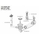 Franke Excenter Ab- und Überlaufgarnitur für Fragranit-Edelstahl  EFG 614-78, STG 614 und STG 614-78