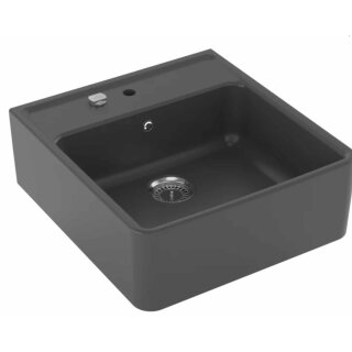 Villeroy & Boch Spülstein Einzelbecken in Graphit CeramicPlus