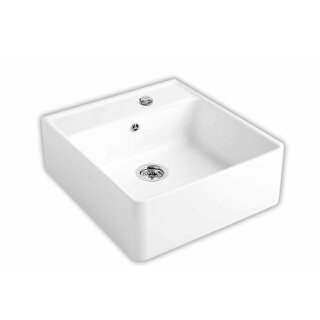 Villeroy & Boch Spülstein Einzelbecken Snow White mit Excenterbetätigung