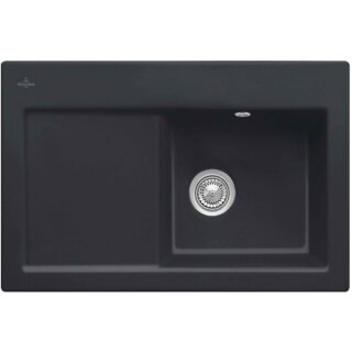 Villeroy & Boch Subway 45 flat Spüle in Ebony CeramicPlus